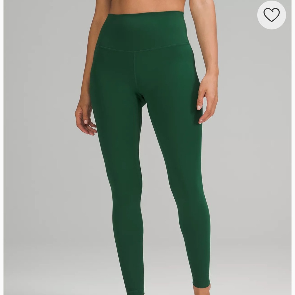 lululemon athletica Green Leggings WunderTrain